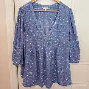 Terra & Sky Women's Top 1X Blue